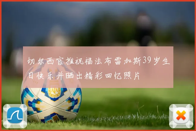 切尔西官推祝福法布雷加斯39岁生日快乐并晒出精彩回忆照片